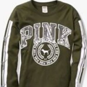 💚 New Victoria Secret  Bling Long Sleeve Shirt 💚